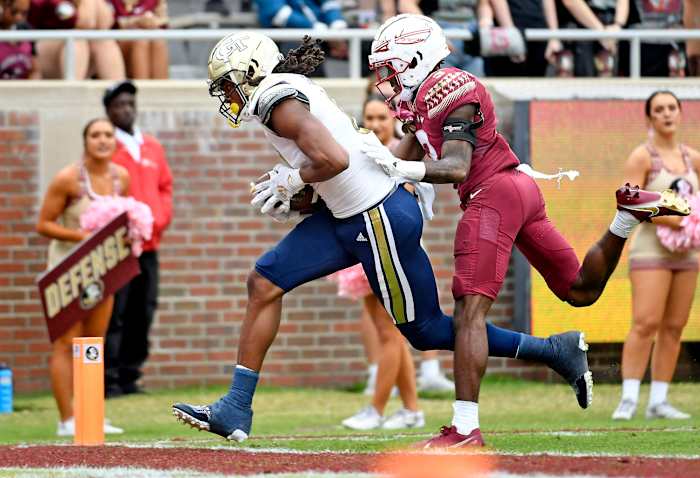 Georgia Tech wide receiver E.J. Jenkins vs Florida State